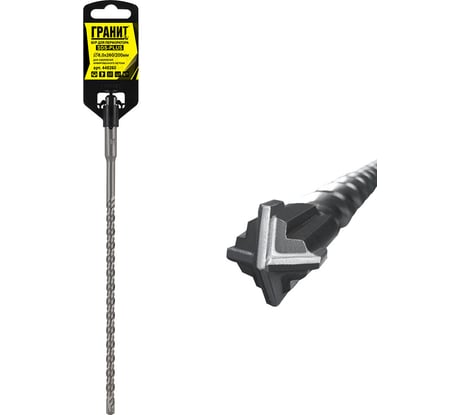 Бур Quadro-X (8.0х260/200 мм; SDS-plus) ГРАНИТ 448260