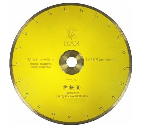 Диск алмазный по мрамору 1A1R Marble Elite (400x2.4x9.5x60/25.4 мм) Diam 000662 1