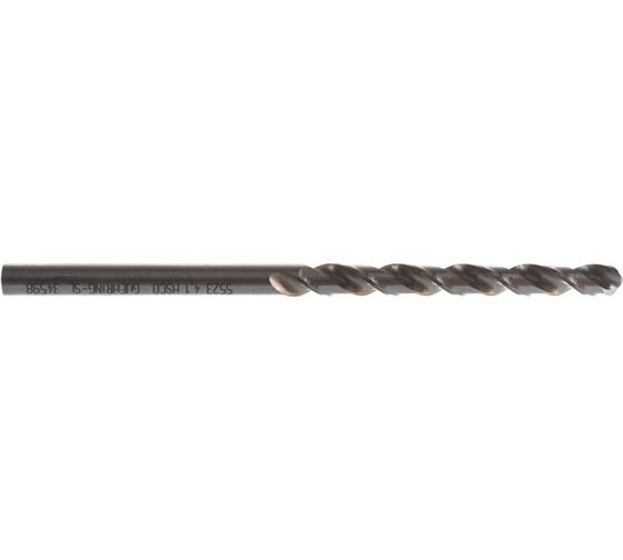 Сверло тип GU500DZ (4.1 мм, HSCO, без покрытия) Guhring  5523 4,100 1