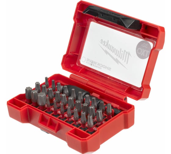 Набор бит SHOCKWAVE TORX 32 шт Milwaukee 4932471586 1