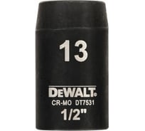 Головка ударная накидная (13 мм, 1/2") DEWALT DT7531-QZ