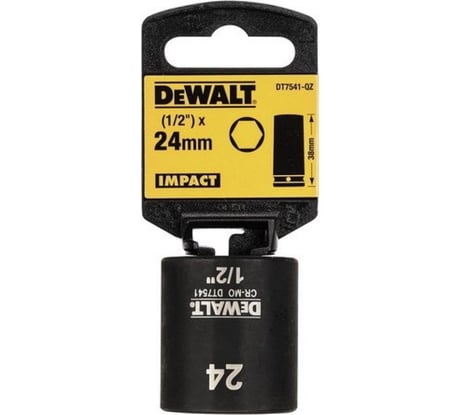 Головка ударная накидная (24 мм, 1/2") DEWALT DT7541-QZ