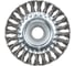 Щетка для ушм 125x0.5x22.2 мм, плоская, крученая проволока BARTEX 364694 1