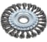 Щетка для ушм 125x0.5x22.2 мм, плоская, крученая проволока BARTEX 364694 2