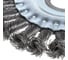 Щетка для ушм 125x0.5x22.2 мм, плоская, крученая проволока BARTEX 364694 3