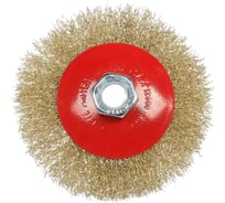 Щетка для ушм 100 мм, тарелка, гайка М14 BARTEX 265885