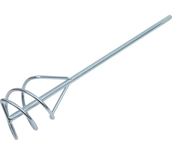 Насадка-миксер для красок и строительных смесей 80x400x10 мм, круглые лопасти, цинк, sds-plus BARTEX 308977 1