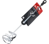 Насадка-миксер для красок и строительных смесей 80x400x8 мм, плоские лопасти, цинк BARTEX 161014