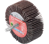 Круг лепестковый (80x30x6 мм; P 100) для дрели MATRIX 74145