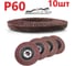 Лепестковый шлифовальный круг гибкий 125 мм, P60, 10 шт Vitatools FD-Pm-15000-125-P60-10 1
