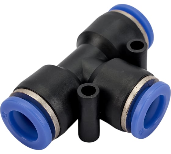 Фитинг T-образный 10 мм для пластиковых трубок ROCKFORCE RF-SPE10