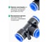 Фитинг T-образный для пластиковых трубок Rockforce 10мм RF-SPE10(2175) 3