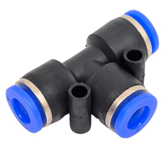 Фитинг T-образный 6 мм для пластиковых трубок ROCKFORCE RF-SPE06(2170)