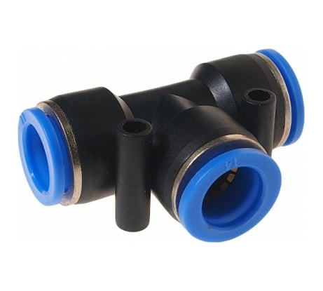 Фитинг T-образный 14 мм для пластиковых трубок ROCKFORCE RF-SPE14(2187)