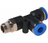 Фитинг Т-образный с наружной резьбой (6 мм; 1/8") для пластиковых трубок ROCKFORCE RF-SPD06-01(2152)