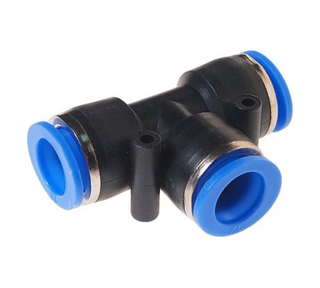 Фитинг T-образный 12 мм для пластиковых трубок ROCKFORCE RF-SPE12(2178)