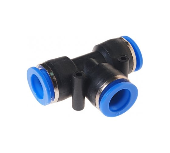 Фитинг T-образный 12 мм для пластиковых трубок ROCKFORCE RF-SPE12(2178) 1