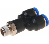 Фитинг Y-образный с наружной резьбой (6 мм; 1/8") для пластиковых трубок ROCKFORCE RF-SPX06-01(2349)