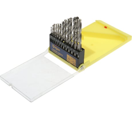 Набор сверл по металлу 13 шт, HSS, цилиндрический хвостовик, 2-8 мм ТУНДРА 1119693