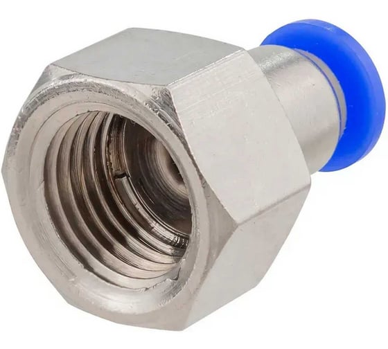 Фитинг для пластиковых трубок (10 мм; 1/8F) ROCKFORCE RF-SPCF10-01(2133)