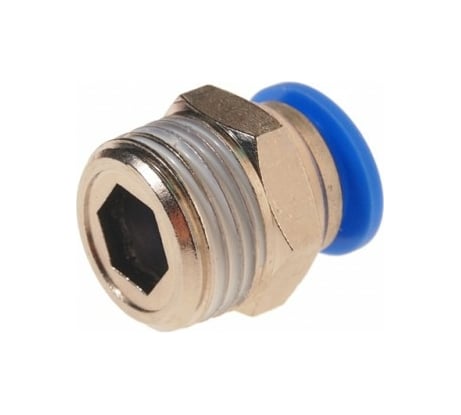 Фитинг для пластиковых трубок (12 мм; 1/2М) ROCKFORCE RF-SPC12-04(2109)