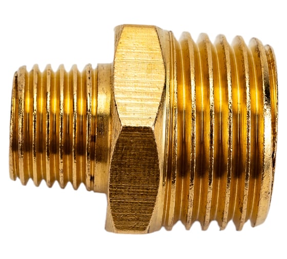 Соединитель резьбовой наружная резьба 1/2х1/4 ROCKFORCE RF-MM08/04(1920) 1