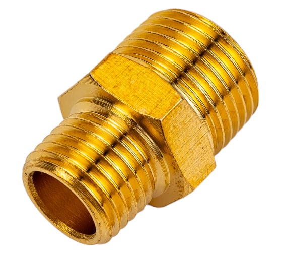 Соединитель резьбовой наружная резьба 3/8х1/4 ROCKFORCE RF-MM06/04(1916)