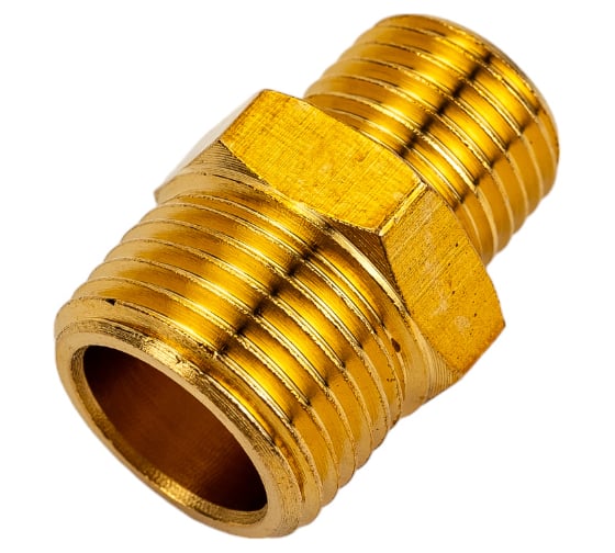 Соединитель резьбовой наружная резьба 3/8х1/4 ROCKFORCE RF-MM06/04(1916)