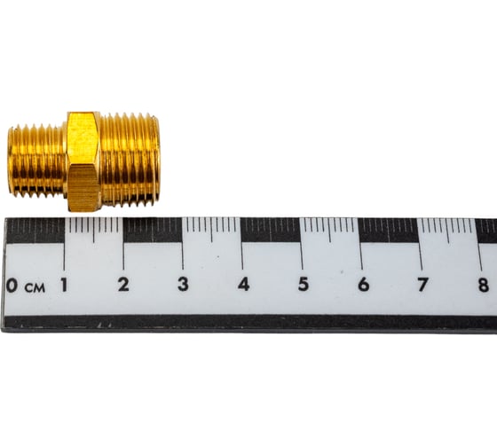 Соединитель резьбовой наружная резьба 3/8х1/4 ROCKFORCE RF-MM06/04(1916)