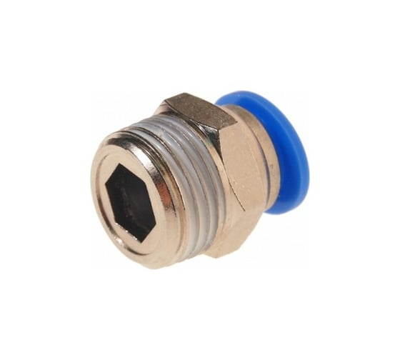Фитинг для пластиковых трубок (4 мм; 1/4М) ROCKFORCE RF-SPC04-02(2084)