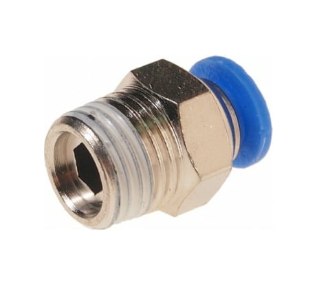 Фитинг для пластиковых трубок (6 мм; 1/4М) ROCKFORCE RF-SPC06-02(2090)