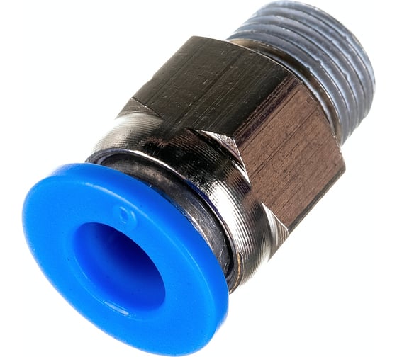 Фитинг для пластиковых трубок (6 мм; 1/4М) ROCKFORCE RF-SPC06-02(2090)