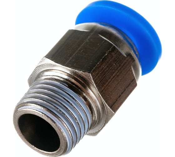 Фитинг для пластиковых трубок (6 мм; 1/4М) ROCKFORCE RF-SPC06-02(2090)