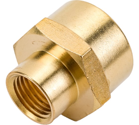 Соединитель резьбовой внутренняя резьба 1/2х1/4 ROCKFORCE RF-FF08/04(1833)