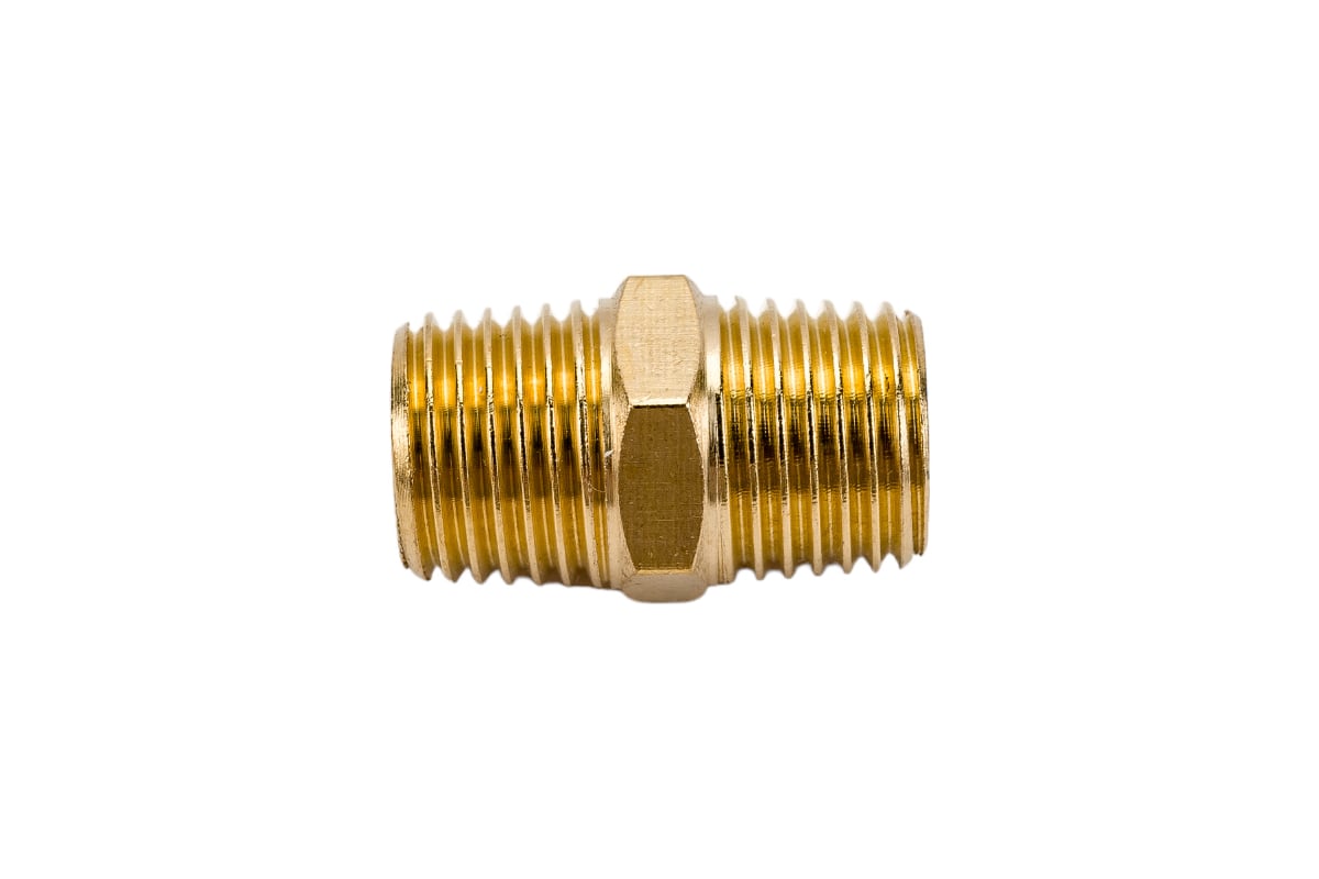 Соединитель резьбовой наружная резьба 1/4х1/4 ROCKFORCE RF-MM04/04(1914 ...