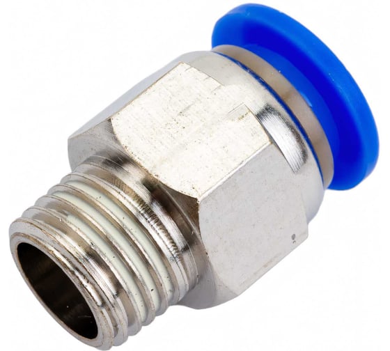 Фитинг для пластиковых трубок (10 мм; 1/4М) ROCKFORCE RF-SPC10-02(2105)