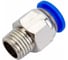 Фитинг для пластиковых трубок (10 мм; 1/4М) ROCKFORCE RF-SPC10-02(2105) 2