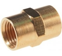Соединитель резьбовой внутренняя резьба 1/4х1/4 ROCKFORCE RF-FF04/04(1820)
