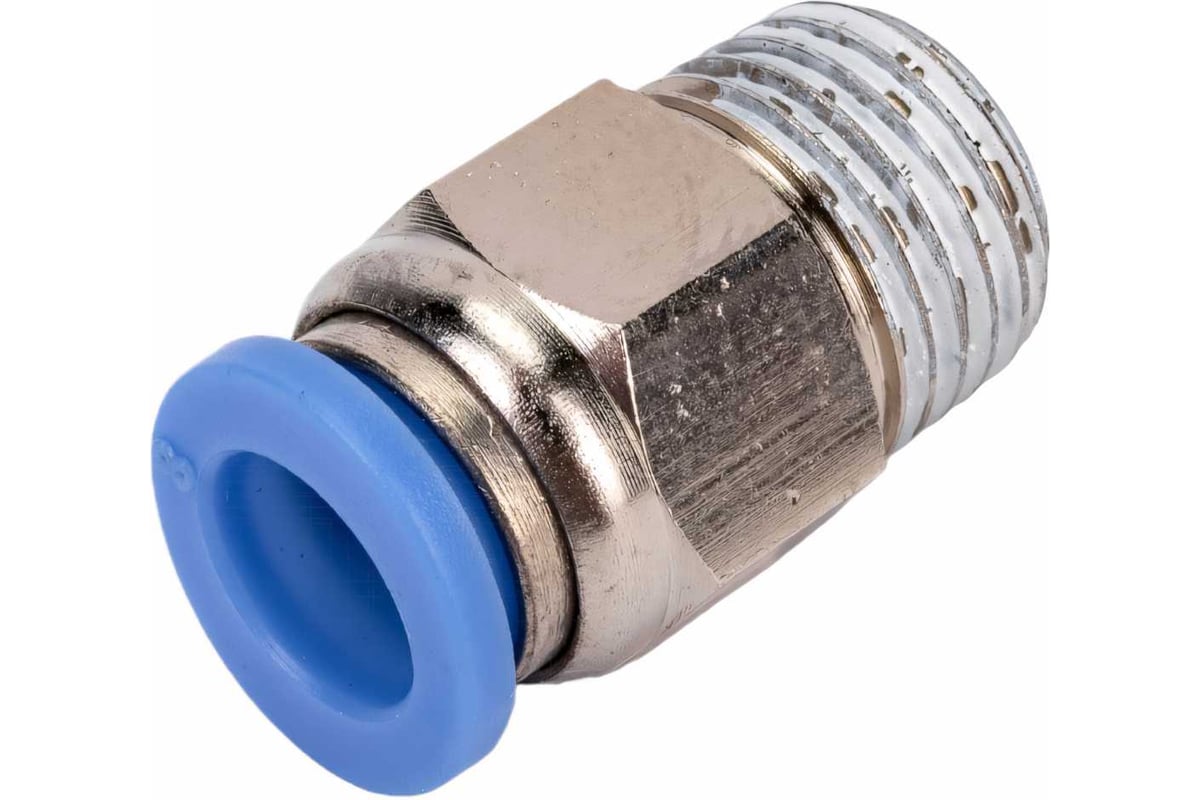 Фитинг для пластиковых трубок (8 мм; 1/4М) ROCKFORCE RF-SPC08-02(2098 ...