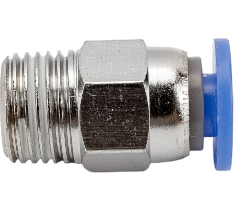 Фитинг для пластиковых трубок (4 мм; 1/8М) ROCKFORCE RF-SPC04-01(2079)