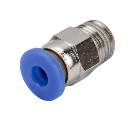 Фитинг для пластиковых трубок (4 мм; 1/8М) ROCKFORCE RF-SPC04-01(2079)