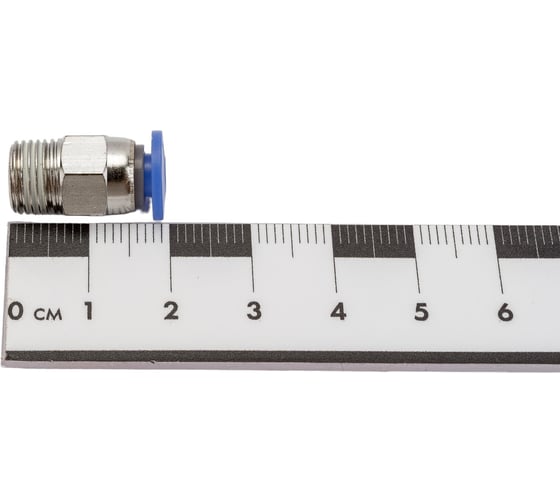 Фитинг для пластиковых трубок (4 мм; 1/8М) ROCKFORCE RF-SPC04-01(2079)