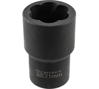 Головка-экстрактор для поврежденных болтов/гаек (21 мм; 1/2; 50 мм) ROCKFORCE RF-90621(3037)