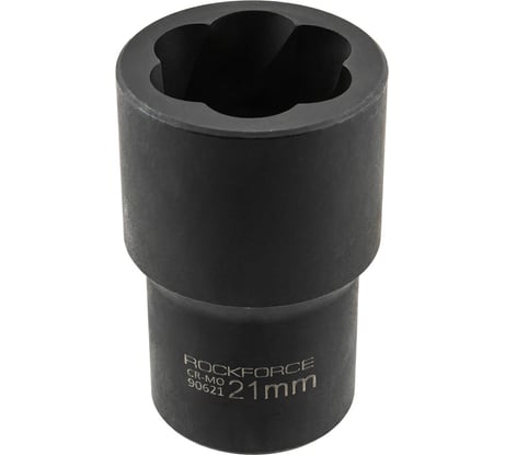 Головка-экстрактор для поврежденных болтов/гаек (21 мм; 1/2; 50 мм) ROCKFORCE RF-90621(3037)