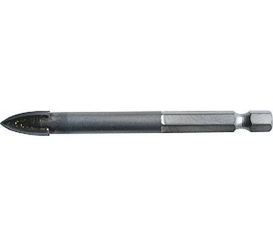 Сверло по кафелю 4 режущие кромки, Е 1/4", 10 мм 888 6864304 1