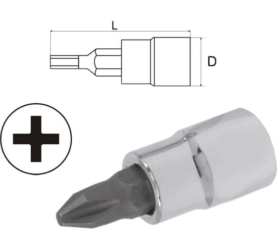 Головка-бита Aist Philips PH.1 1/4" матовая 240101P-A-X 00-00024383