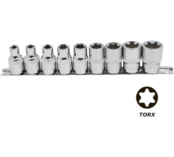 Набор головок Aist Torx 9 предметов 401509 00-00007752 1