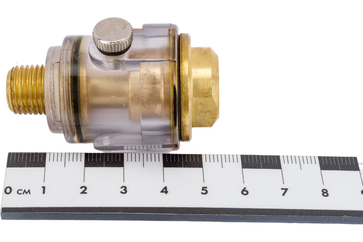 Линейный лубрикатор Aist 1/4 мини масленка для пневмоинструмента ...