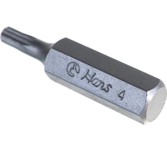 Двенадцатигранная короткая бита Hans XZN на 5/16" 4 мм 082-4M04
