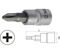 Головка-бита Aist Philips PH.3 1/4" зеркальная 240103P-B-X 00-00024388